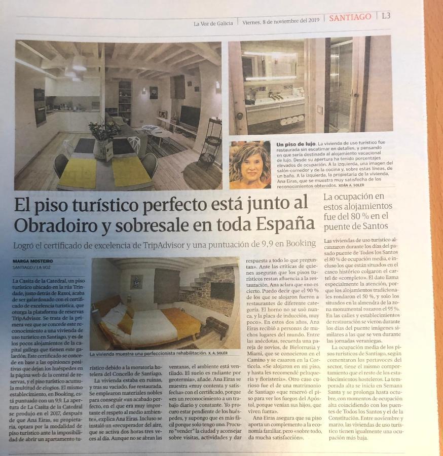 Apartmán La Casita De La Catedral A 50M De La Catedral Santiago de Compostela Exteriér fotografie